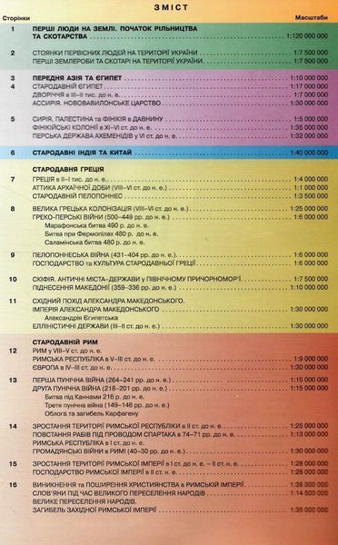 Атлас. История Украины. Всемирная история. 6 класс KK025 фото