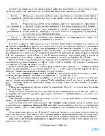 "Тетрадь для итоговой оценки результатов обучения. Украинская литература 8 класс. НУШ" - Заболотный О., Заболотный В. GENEZA0053 фото