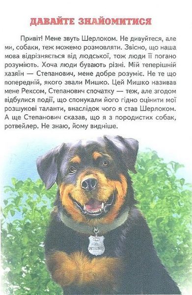 Книга "Пригоди Шерлока" - Городецька Т. (Тверда обкладинка, українською мовою) BEL0009 фото